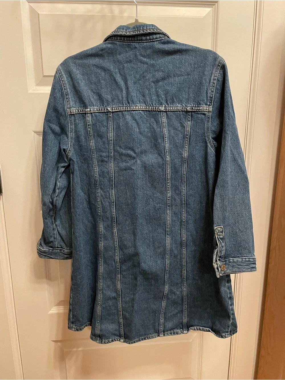 zara girls Classic Blue Denim dress  size  13/14